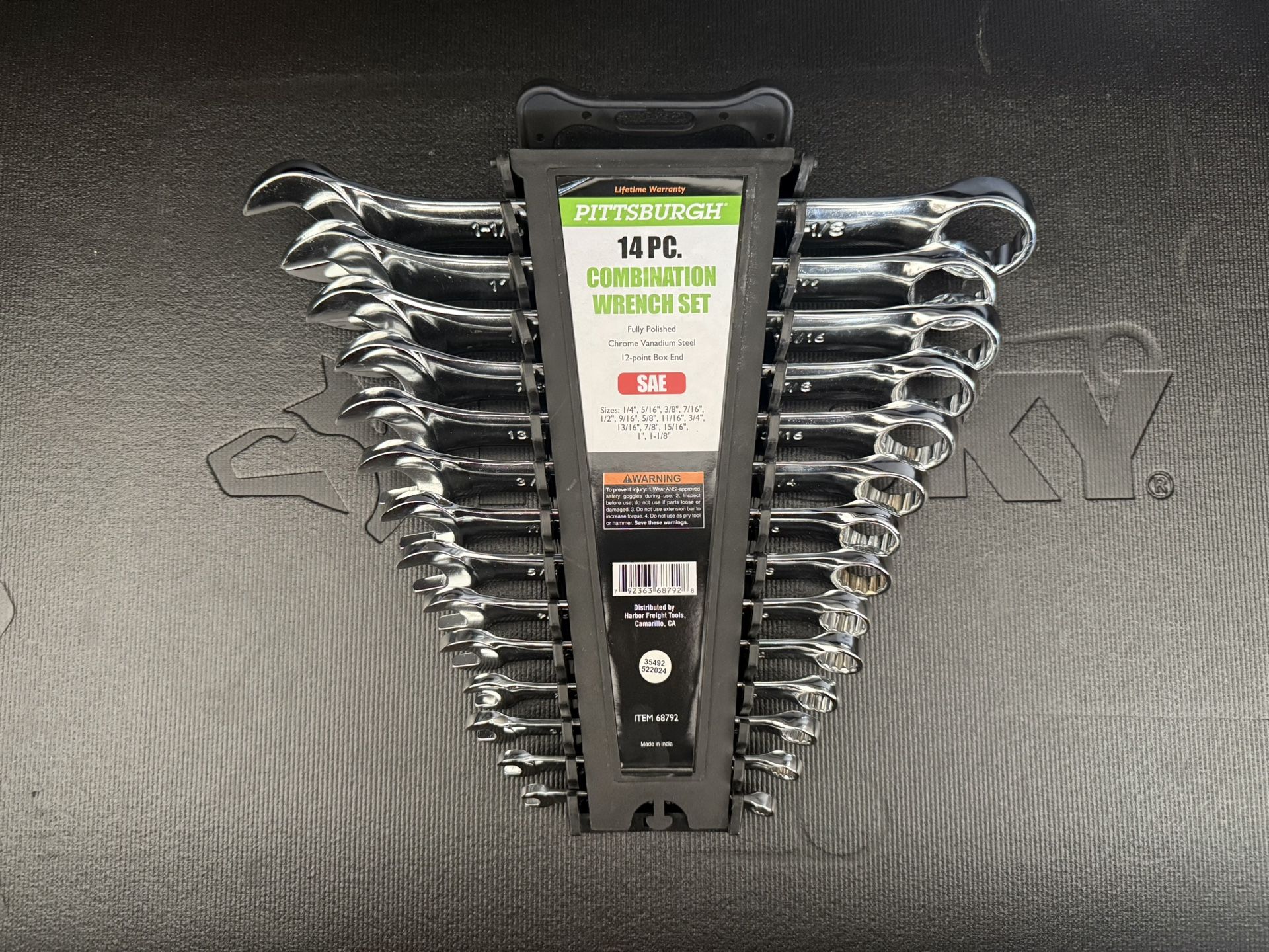 Pittsburgh standard wrench set