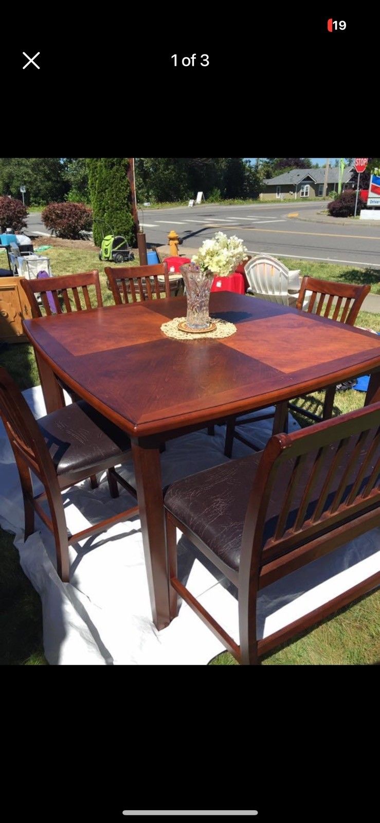 Tall Dining Table, Seats 6