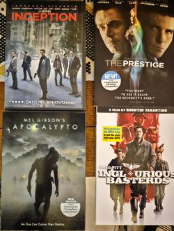 Bundle 4 DVD's. Great Movies.