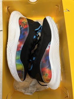 Under Armor Curry 8 Flow Tie Dye Black Size 10.5