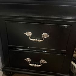 Side Bed Dresser Set Of 2