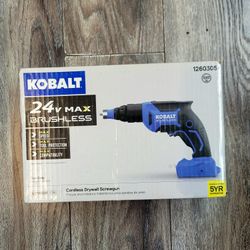 Kobalt KDS 124B-03 24V 1/4" Chuck Drywall Screwgun (BRAND NEW FACTORY SEALED)