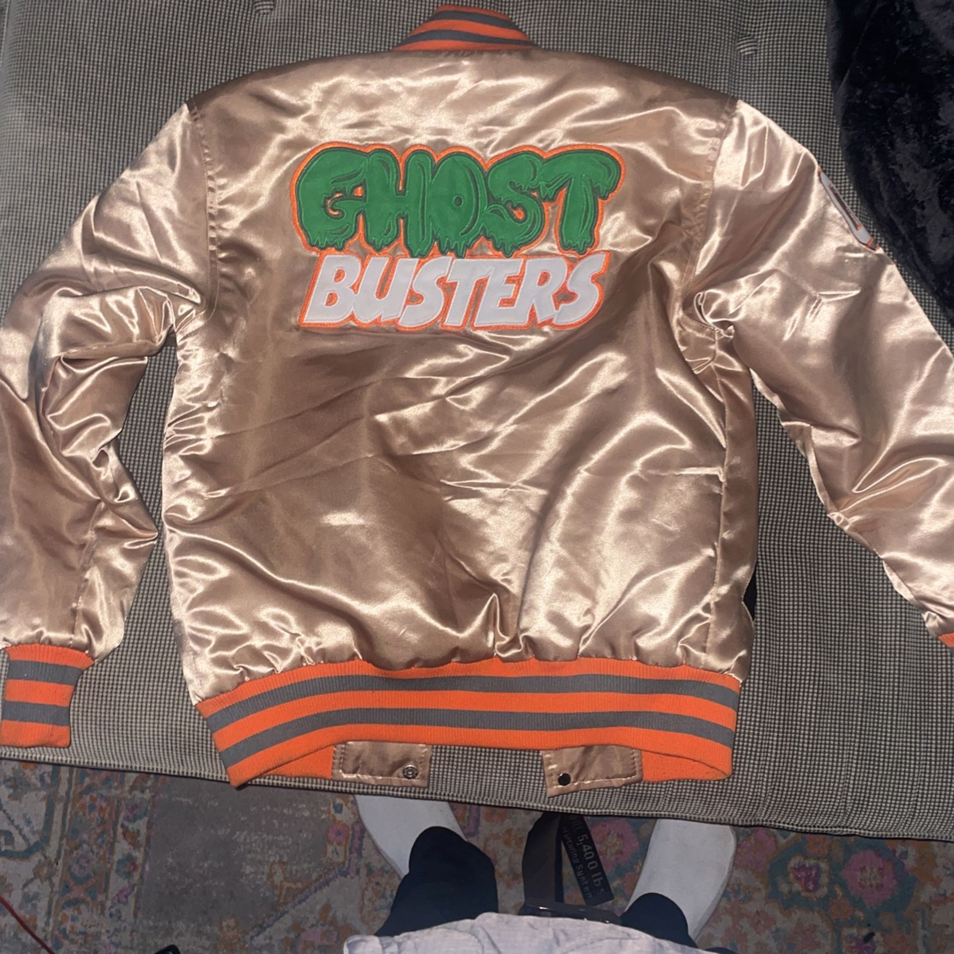 GHOST BUSTERS 00 Headgear Classics Streetwear Gold Jacket