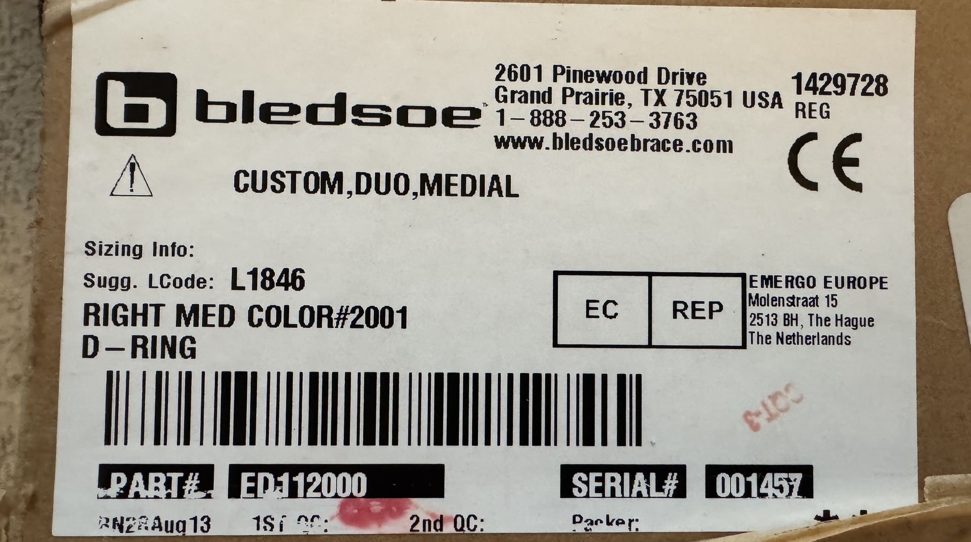 Bledsoe Knee Brace