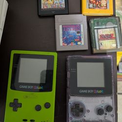 Gameboy Colors And Games For Sale 