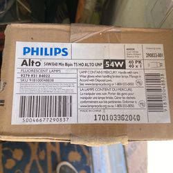 Phillips 4 Foot T5 Lamps 4000 K 54 W