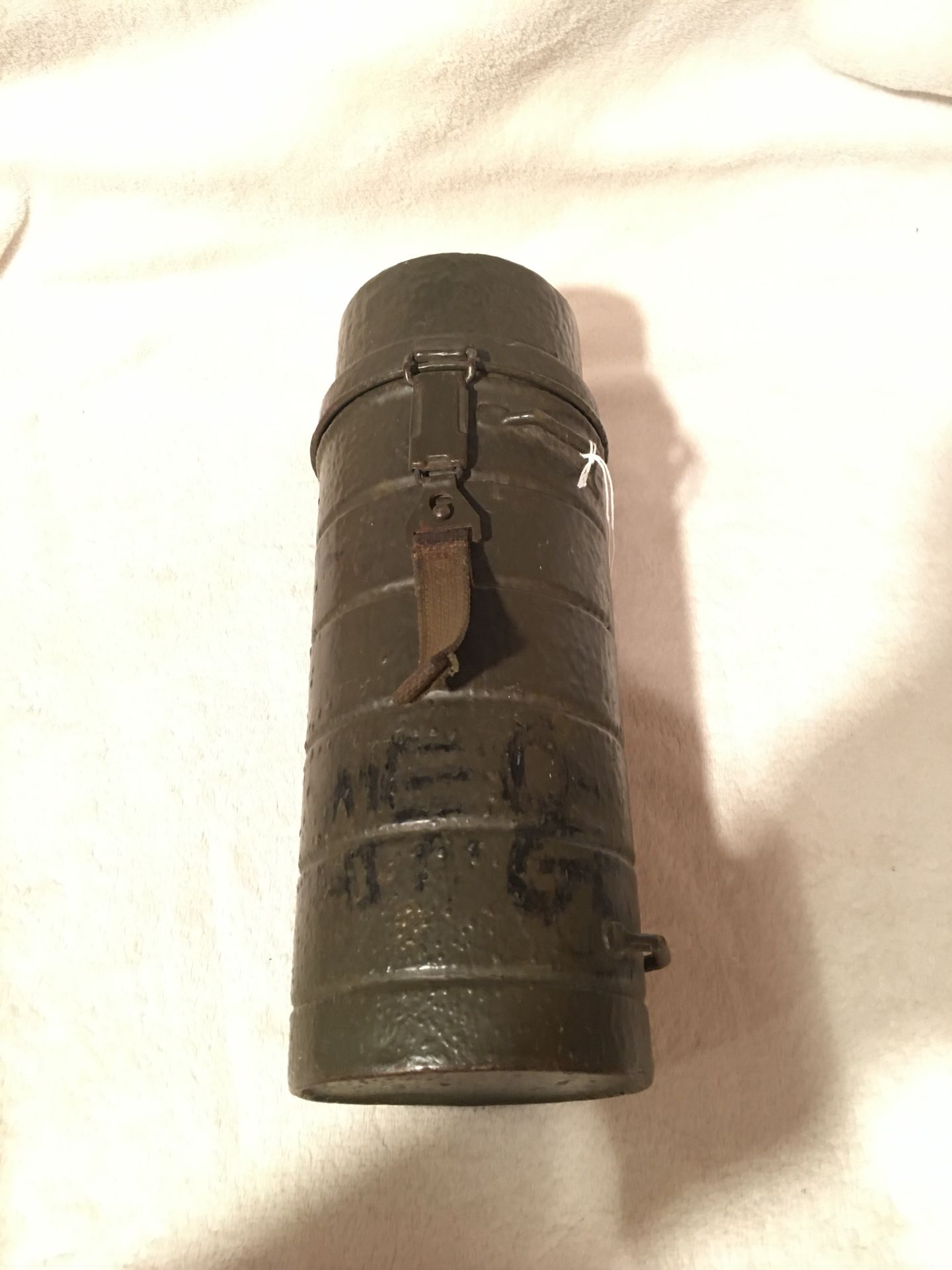 1960s West Germany gas mask canister