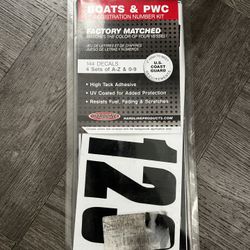 Boats Or Jetski Number Kit