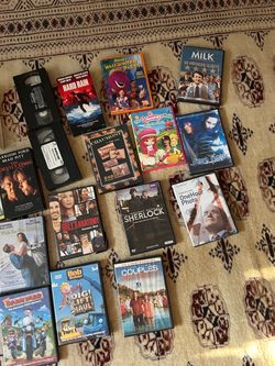 DVD and vhs tapes $11 for all.