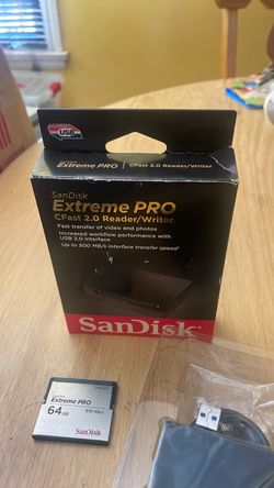 Sandisk extreme pro cfast 2.0 combo new