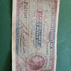Two Shillings Six Pence Bill