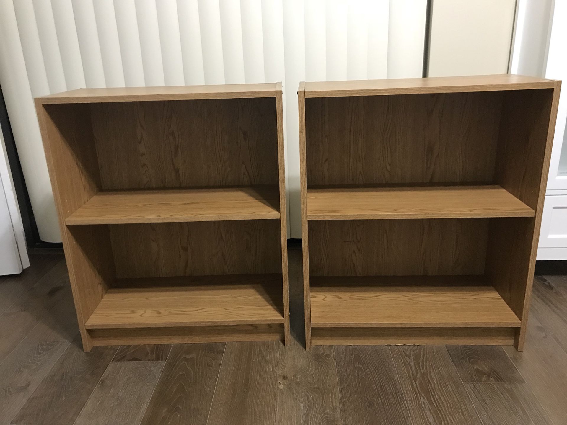 Two Bookshelves