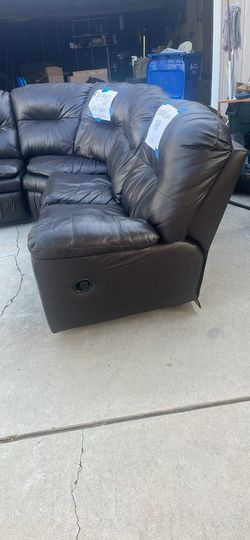 3 Piece Leather Sectional Sofa