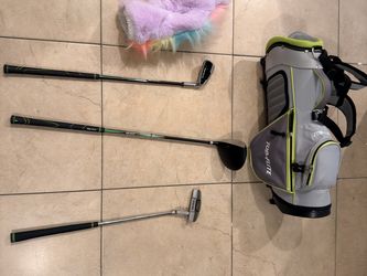 Top Flite Toddler/Kids 3-Club Golf Starter Set — Ages 2–5 | Complete with Stand Bag