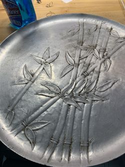 Hand forged plate