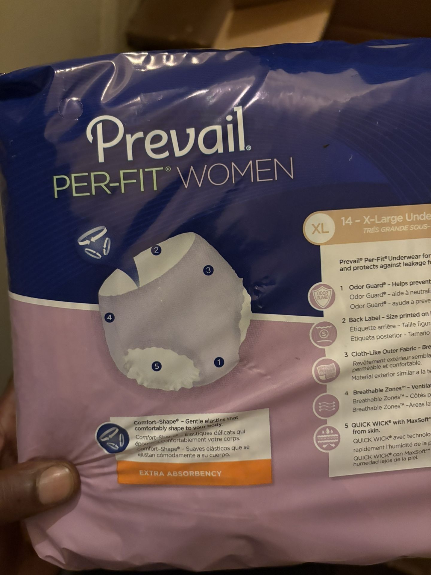 Prevail Pre Fit Women Depends