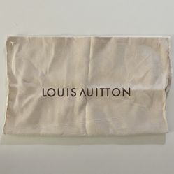 Louis Vuitton Beige Fold-Over Envelope Dust Bag
