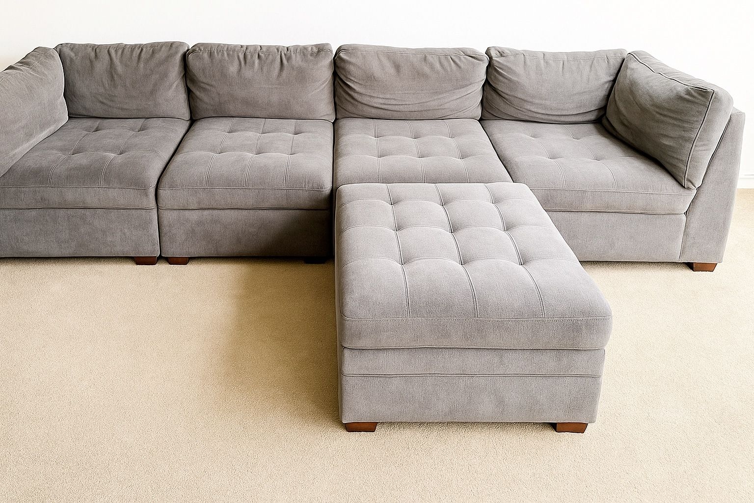 Sectional With Storage Ottoman