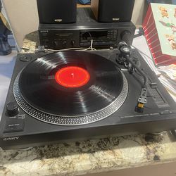 Sony PS-LX350H and AV320 Vinyl Record Player Phono Receiver System