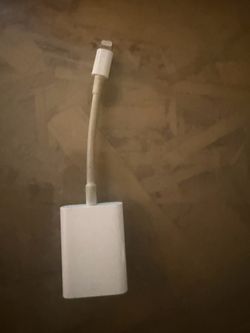 Apple Sd card lightning adapted