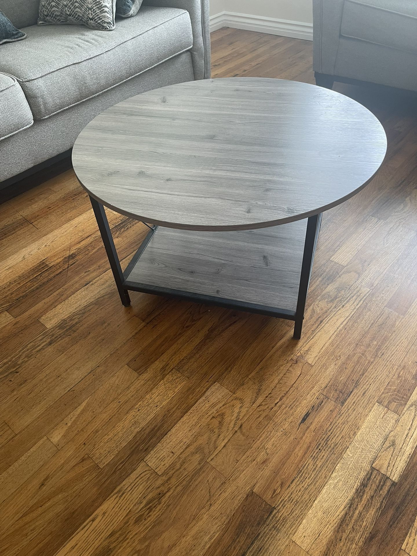 Gray Round Table