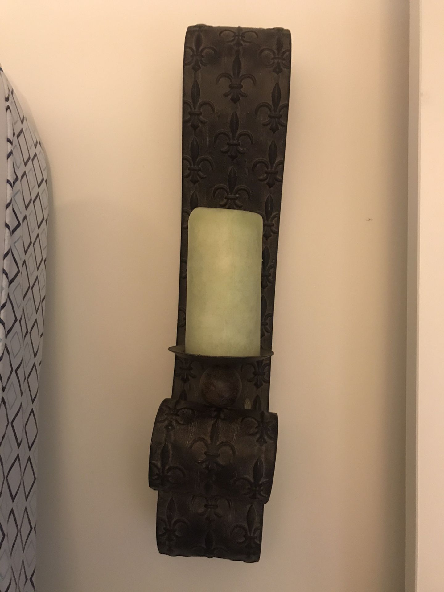 Wall mount Candle Holding decor
