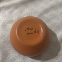 Signed Jemez Pueblo Pottery Jar – V. Tafo