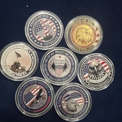 U.S. Military Commemorative Medals ( different Pieces)