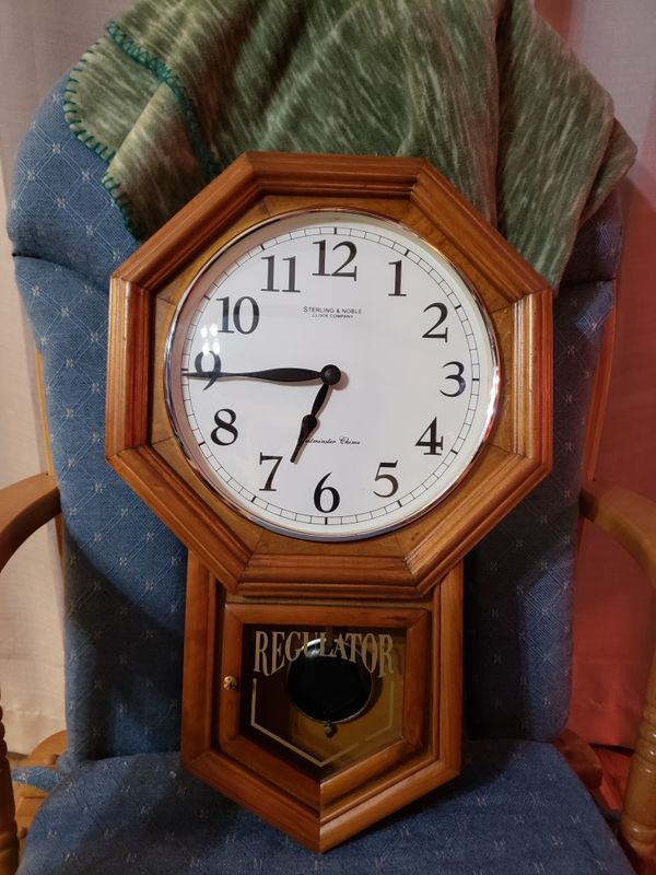 Vintage Sterling and Noble Westminster School House Clock for Sale in