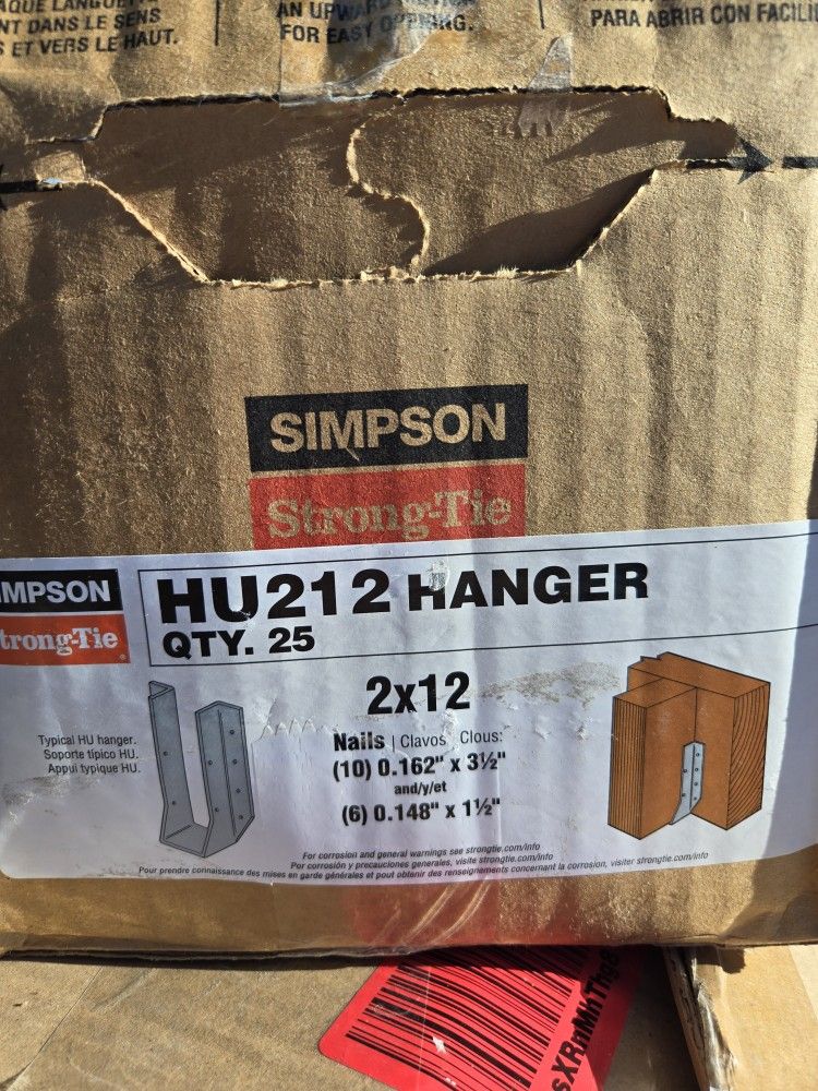 2 X 12 Joist Hangers