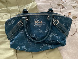 Coach Teal Handbag 