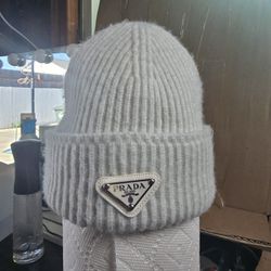 Prada Beanie Size M %100 Authentic