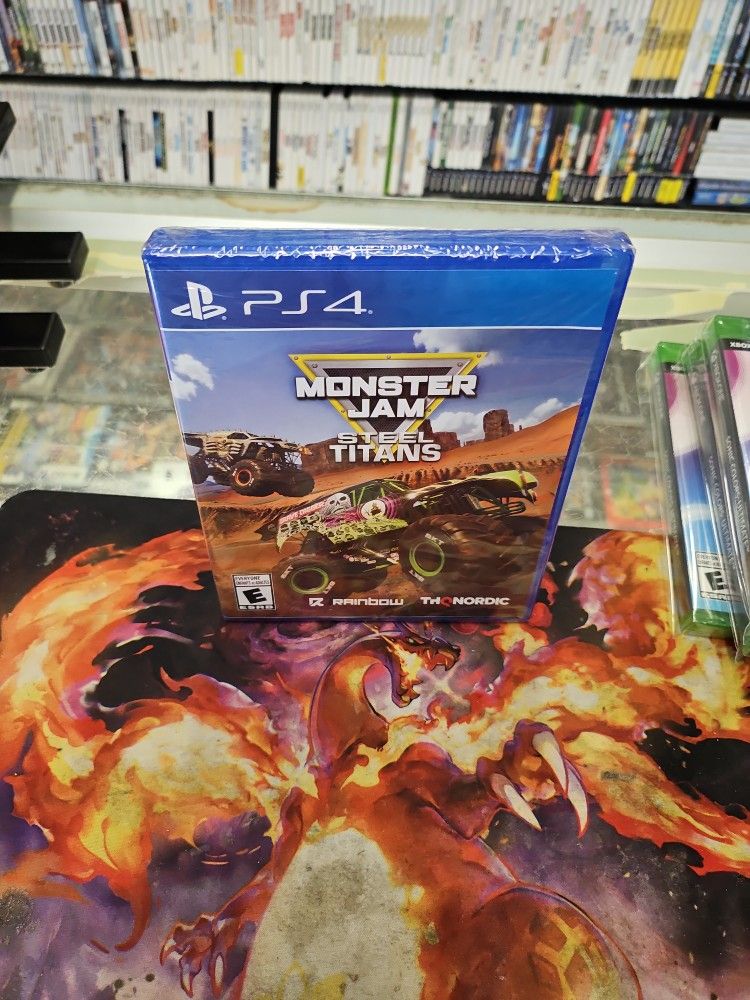 Monster Jam Steel Titans THQ Nordic Sony Playstation 4 PS4 Brand New Sealed!