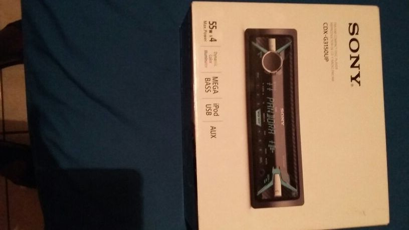 Brand new car radio with remote control