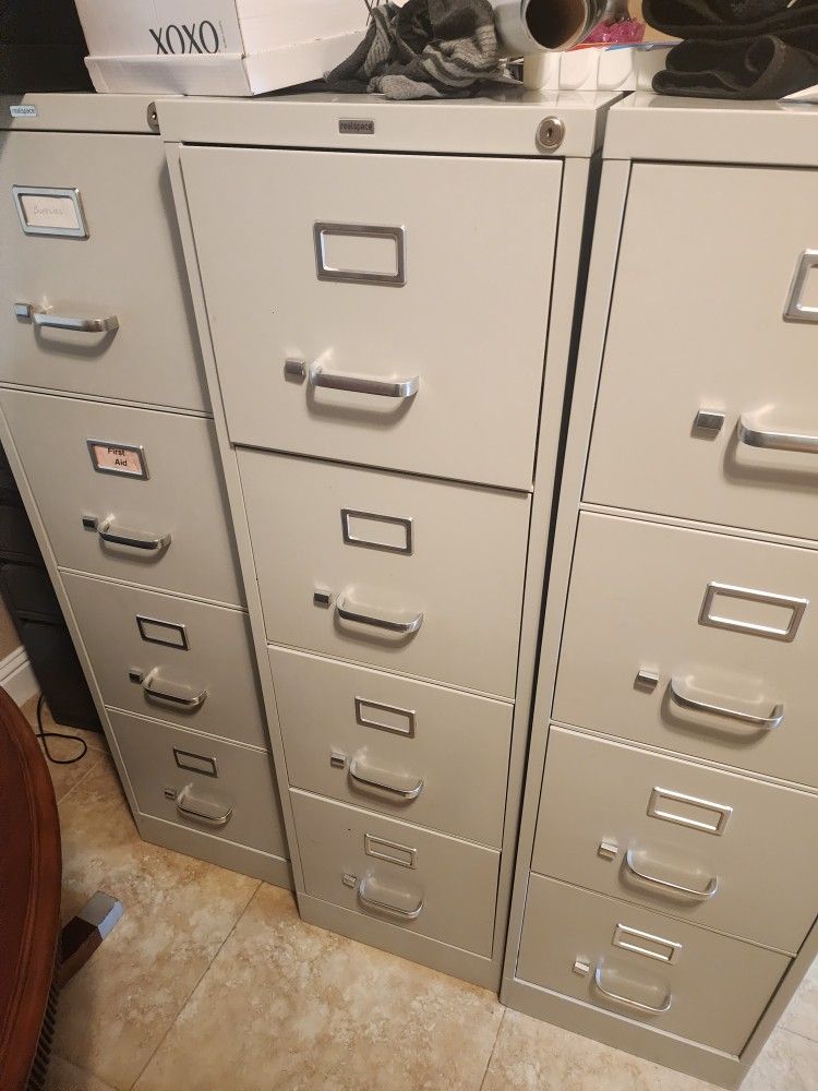 3 File Cabinets