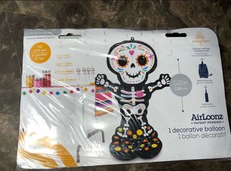 Anagram AirLoonz Day of the Dead Skeleton Balloon