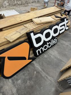 Boost Mobile Street Sign   Must Go!!!!