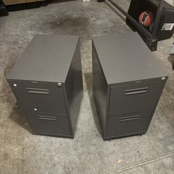 2-Drawer Vertical Filing Cabinets - 26.25”H x 15”W x 22”L