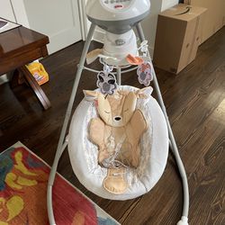 Fisher Price Fawn Meadows Deluxe Swing