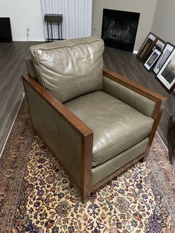 Drexel leather chair  RARE