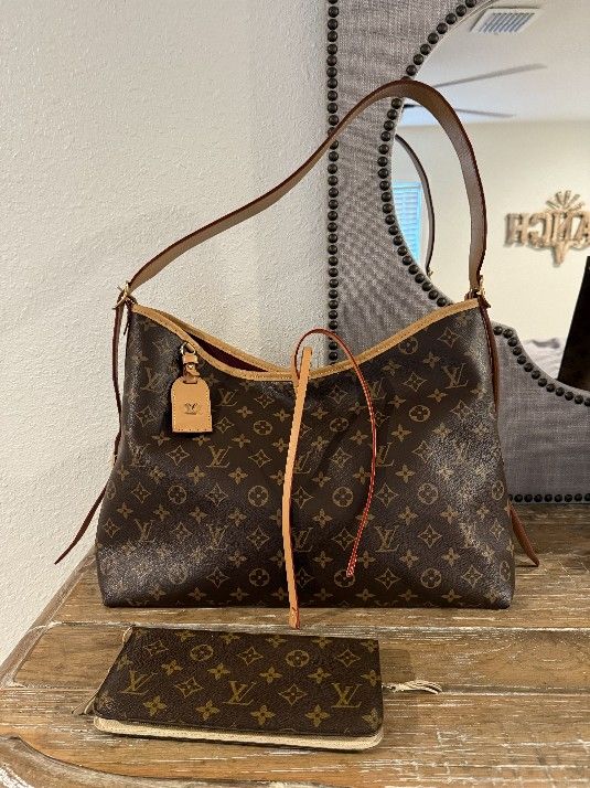 Louis Vuitton Carryall MM And Wallet