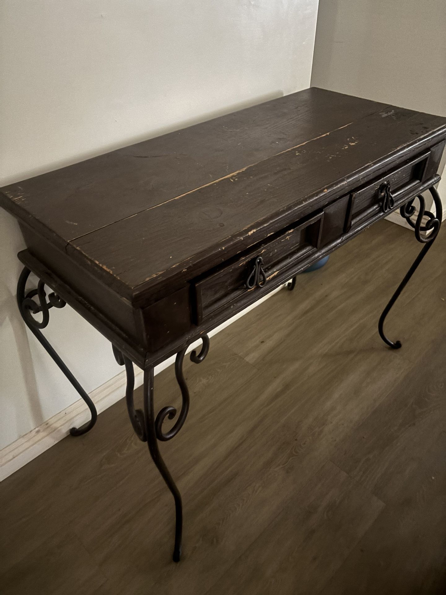 Two Drawer Console Table
