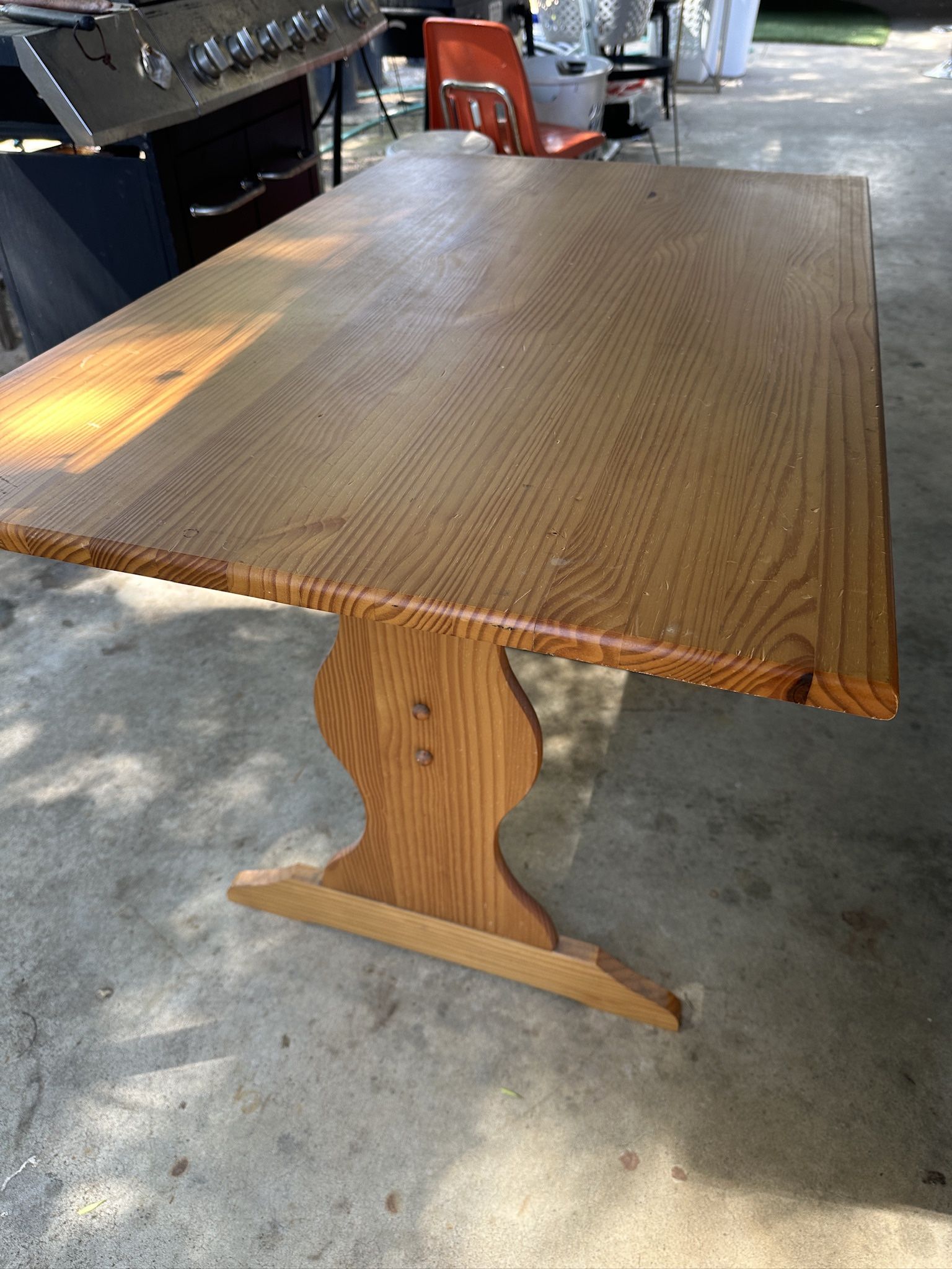 43” Wooden Table