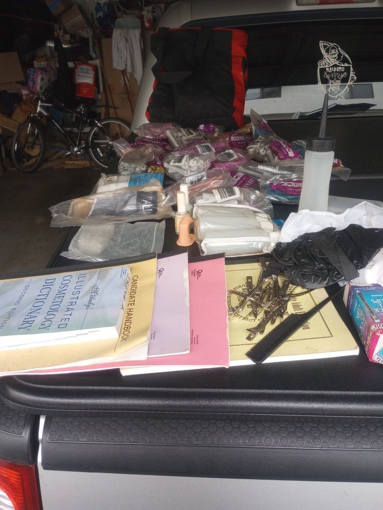 Cosmetology Student Equipment.