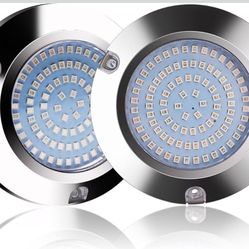 NEW 90led Boat Marine Led Underwater Lights,Stainless Steel IP68 Waterproof Surface Mount, for Stern Interior Navigation Deck Courtesy Night Fishing C