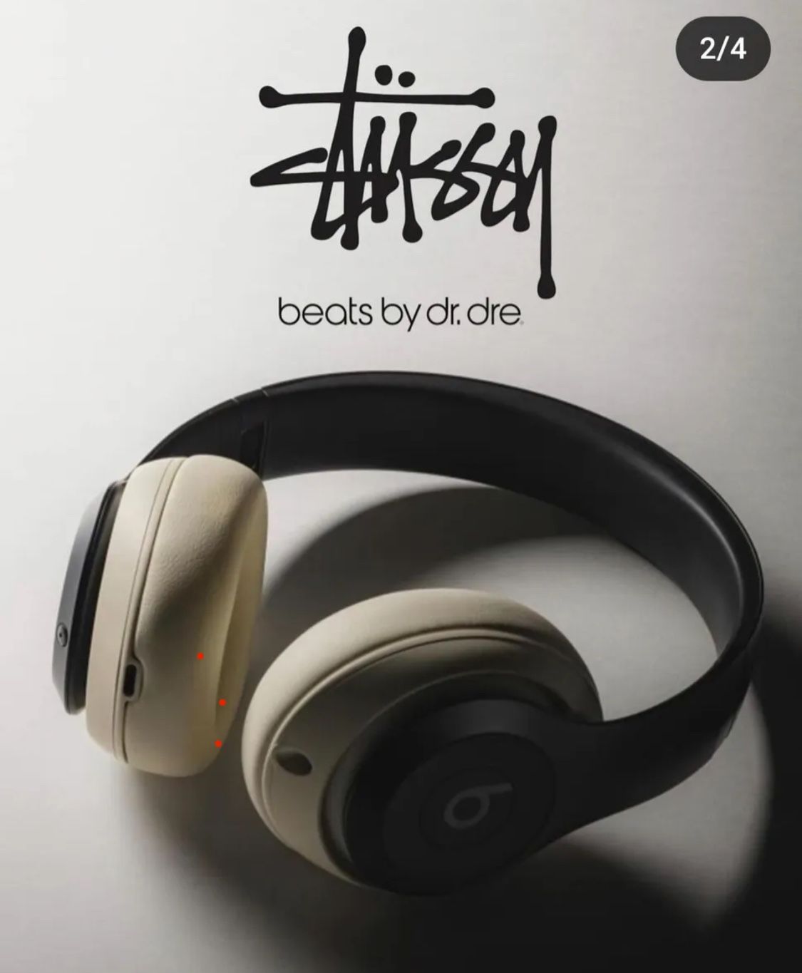 STUSSY & Beats By Dre Studio Pro Model Headphones Limited Edition Collab