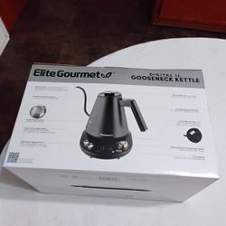 Elite Gourmet Digital Gooseneck Kettle 