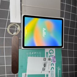 IPad Air Purple 5th Gen 64Gb W Original Box/Charger Cable  And Gen 2 Apple Pencil  W Case///Fully Reseted Can Test Out 