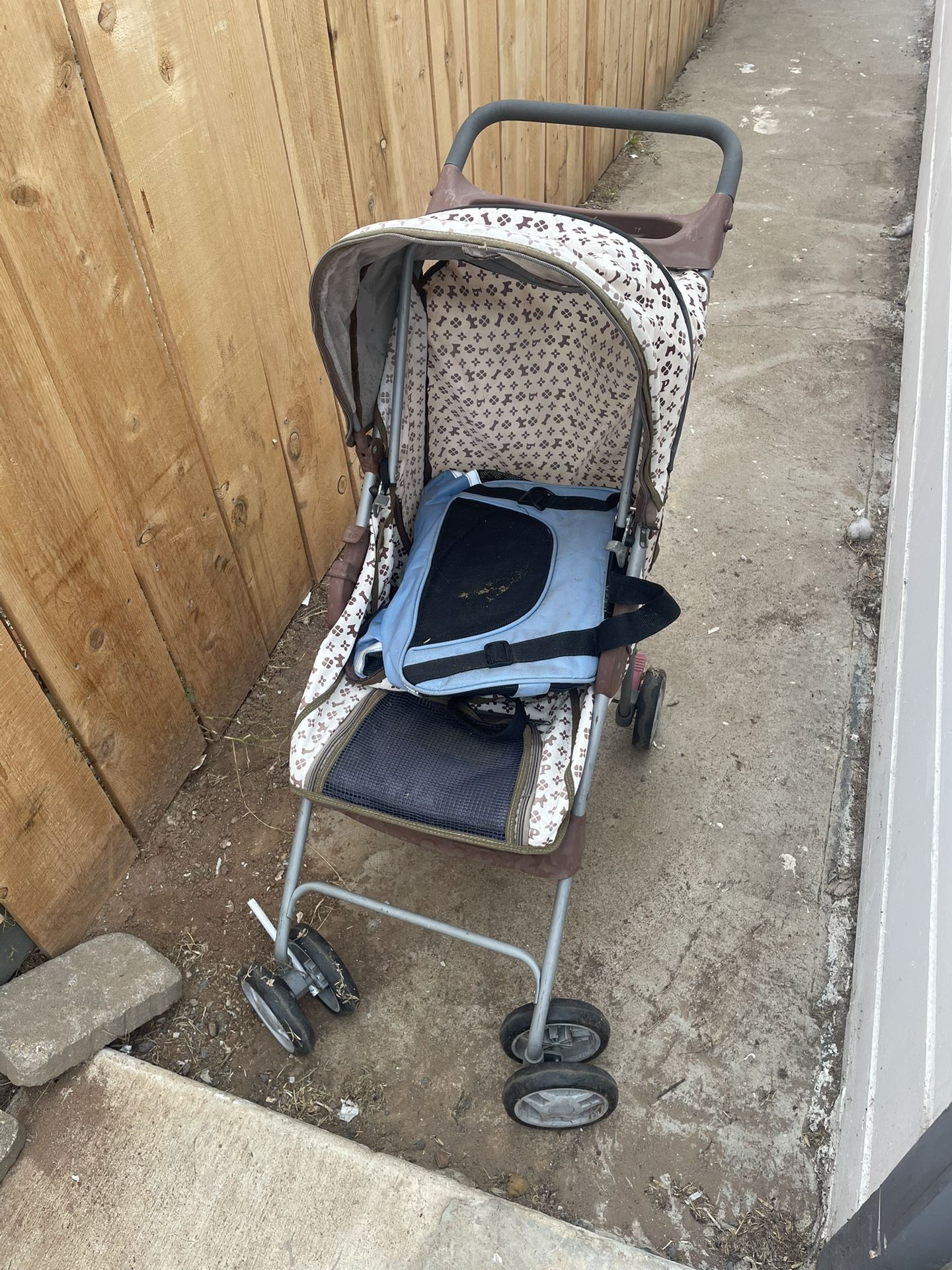 Dog Stroller And Bag