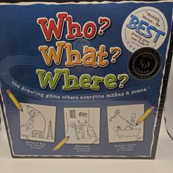 Who? What? Where? NEW- FACTORY SEALED